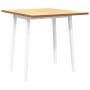 Mesa de comedor de madera maciza de caucho blanco von , Küchen- und Esstische - Ref: Foro24-4102532, Preis: 131,48 €, Rabatt: %