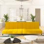 Sofá cama de 2 plazas terciopelo amarillo by , Sofas - Ref: Foro24-375881, Price: 253,56 €, Discount: %