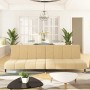 Sofá cama de 2 plazas terciopelo color crema by , Sofas - Ref: Foro24-375883, Price: 245,90 €, Discount: %