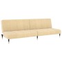 Sofá cama de 2 plazas terciopelo color crema by , Sofas - Ref: Foro24-375883, Price: 245,90 €, Discount: %