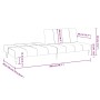 Sofá cama de 2 plazas terciopelo color crema by , Sofas - Ref: Foro24-375883, Price: 245,90 €, Discount: %