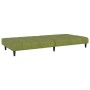 Sofá cama de 2 plazas terciopelo verde claro von , Sofas - Ref: Foro24-375766, Preis: 239,83 €, Rabatt: %