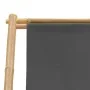 Silla de playa de bambú y lona gris oscuro de vidaXL, Sillas de jardín - Ref: Foro24-313018, Precio: 59,85 €, Descuento: %
