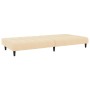 Sofá cama de 2 plazas terciopelo color crema by , Sofas - Ref: Foro24-375772, Price: 239,27 €, Discount: %