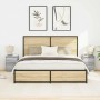 Mesillas de noche con luces LED 2 uds gris sonoma 38x34x50 cm de , Mesitas de noche - Ref: Foro24-861294, Precio: 98,22 €, De...