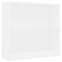 Estantería de madera contrachapada blanco 80x24x75 cm by , Bookcases and shelves - Ref: Foro24-800891, Price: 48,58 €, Discou...