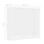 Estantería de madera contrachapada blanco 80x24x75 cm by , Bookcases and shelves - Ref: Foro24-800891, Price: 48,58 €, Discou...