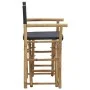 Klappbare Regiestühle 2 Stück aus Bambus und dunkelgrauem Stoff von vidaXL, Gartenstühle - Ref: Foro24-313029, Preis: 67,43 €...