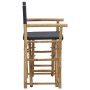 Klappbare Regiestühle 2 Stück aus Bambus und dunkelgrauem Stoff von vidaXL, Gartenstühle - Ref: Foro24-313029, Preis: 67,63 €...