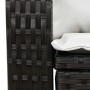 Silla mecedora de jardín con cojines ratán sintético negro by , Garden chairs - Ref: Foro24-4104193, Price: 110,57 €, Discoun...