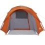 Tienda de campaña familiar 6 personas impermeable gris naranja by , tents - Ref: Foro24-4009564, Price: 132,54 €, Discount: %