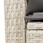 Silla mecedora de jardín con cojines ratán sintético gris claro de , Sillas de jardín - Ref: Foro24-4104198, Precio: 126,77 €