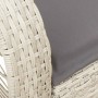 Silla mecedora de jardín con cojines ratán sintético gris claro de , Sillas de jardín - Ref: Foro24-4104198, Precio: 126,77 €