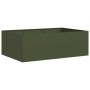 Jardinera acero verde oliva 120x80x40cm von , Töpfe und Pflanzgefäße - Ref: Foro24-860748, Preis: 95,48 €, Rabatt: %
