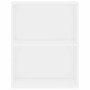 Estantería de 2niveles madera contrachapada blanca 60x30x76,5cm by , Bookcases and shelves - Ref: Foro24-800963, Price: 40,18...