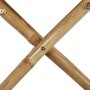 Klappbare Regiestühle 2 Stück aus Bambus und dunkelgrauem Stoff von vidaXL, Gartenstühle - Ref: Foro24-313029, Preis: 67,63 €...