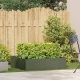 Jardinera acero verde oliva 100x100x30 cm von , Töpfe und Pflanzgefäße - Ref: Foro24-860811, Preis: 73,27 €, Rabatt: %