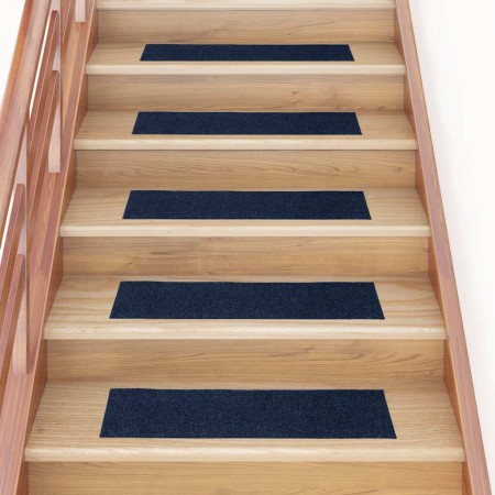 Alfombrillas escaleras autoadhesivas 30uds azul 76x20 cm de , Alfombrillas para escalones - Ref: Foro24-3365731, Precio: 54,8...
