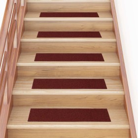 Alfombrillas escaleras autoadhesivas 30uds rojas 76x20 cm von , Treppenmatten - Ref: Foro24-3365725, Preis: 60,44 €, Rabatt: %