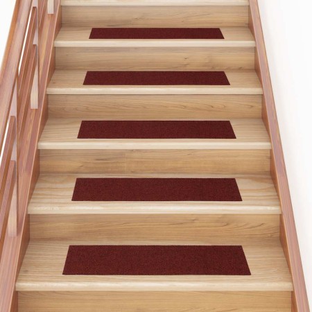 Alfombrillas escaleras autoadhesivas 30uds rojas 76x20 cm by , Stair mats - Ref: Foro24-3365725, Price: 60,44 €, Discount: %