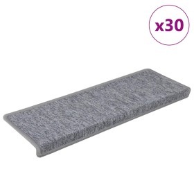 Alfombrilla escalera 30 uds 65x21x4 cm Blanco y gris by , Stair mats - Ref: Foro24-3365778, Price: 123,06 €, Discount: %