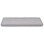 Alfombra autoadhesiva escalera sisal 30 uds 65x21x4 cm Platina by , Stair mats - Ref: Foro24-3365882, Price: 161,98 €, Discou...
