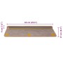 Alfombra autoadhesiva escalera sisal 30 uds 65x21x4 cm Orange by , Stair mats - Ref: Foro24-3365889, Price: 217,29 €, Discoun...