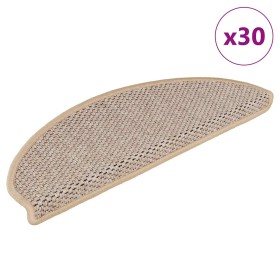 Alfombra autoadhesiva escalera sisal 30 uds beige claro von , Treppenmatten - Ref: Foro24-3365880, Preis: 206,67 €, Rabatt: %