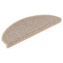 Alfombra autoadhesiva escalera sisal 30 uds beige claro de , Alfombrillas para escalones - Ref: Foro24-3365880, Precio: 206,6...