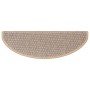 Alfombra autoadhesiva escalera sisal 30 uds beige claro de , Alfombrillas para escalones - Ref: Foro24-3365880, Precio: 206,6...