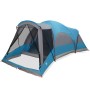 Tienda de campaña familiar túnel 8 personas impermeable azul de , Tiendas de campaña - Ref: Foro24-4009553, Precio: 217,09 €