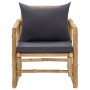 Gartenstühle mit Kissen 2 Einheiten Bambus von vidaXL, Gartenstühle - Ref: Foro24-315599, Preis: 217,39 €, Rabatt: %