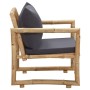 Gartenstühle mit Kissen 2 Einheiten Bambus von vidaXL, Gartenstühle - Ref: Foro24-315599, Preis: 217,39 €, Rabatt: %