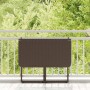 Mesa de jardín plegable marrón 90x51x75 cm ratán sintético by , Garden tables - Ref: Foro24-4108255, Price: 81,94 €, Discount: %