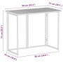 Mesa de jardín plegable marrón 90x51x75 cm ratán sintético by , Garden tables - Ref: Foro24-4108255, Price: 81,94 €, Discount: %