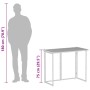 Mesa de jardín plegable marrón 90x51x75 cm ratán sintético by , Garden tables - Ref: Foro24-4108255, Price: 81,94 €, Discount: %
