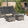 Taburetes de jardín con cojines 2 uds gris 55x55x36 cm von , Hocker für den Außenbereich - Ref: Foro24-4108248, Preis: 107,22...