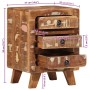 Mesilla de noche 2 uds 37x32x50 cm madera maciza reciclada by , Nightstands - Ref: Foro24-4104518, Price: 236,17 €, Discount: %