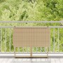 Mesa de jardín plegable ratán sintético beige 90x51x75 cm von , Gartentische - Ref: Foro24-4108257, Preis: 82,43 €, Rabatt: %