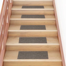 Alfombrillas escaleras autoadhesivas 30uds crema 60x25 cm de , Alfombrillas para escalones - Ref: Foro24-3365712, Precio: 72,...