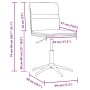 Sillas de comedor 6 unidades de terciopelo crema von , Essstühle - Ref: Foro24-3315706, Preis: 337,51 €, Rabatt: %