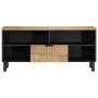 Mueble de TV madera maciza de mango marrón 100x33x46 cm von , CD- und DVD-Speicher - Ref: Foro24-4017736, Preis: 109,42 €, Ra...