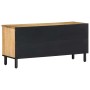 Mueble de TV madera maciza de mango marrón 100x33x46 cm von , CD- und DVD-Speicher - Ref: Foro24-4017736, Preis: 109,42 €, Ra...