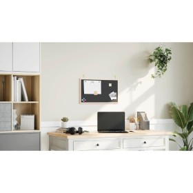 Pizarra con marco de madera maciza de pino negra 60x40 cm von , Notiz Bretter - Ref: Foro24-4017411, Preis: 19,99 €, Rabatt: %