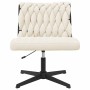 Silla de oficina giratoria tejido imitación lana rizada crema by , Chairs - Ref: Foro24-4105396, Price: 93,09 €, Discount: %