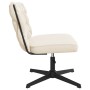 Silla de oficina giratoria tejido imitación lana rizada crema by , Chairs - Ref: Foro24-4105396, Price: 93,09 €, Discount: %