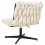 Silla de oficina giratoria tejido imitación lana rizada crema by , Chairs - Ref: Foro24-4105396, Price: 93,09 €, Discount: %