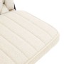 Silla de oficina giratoria tejido imitación lana rizada crema by , Chairs - Ref: Foro24-4105396, Price: 93,09 €, Discount: %