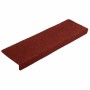 Alfombrilla autoadhesiva escalera 20 uds rojo burdeos 65x21x4cm by , Stair mats - Ref: Foro24-3365719, Price: 73,76 €, Discou...