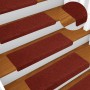 Alfombrilla autoadhesiva escalera 20 uds rojo burdeos 65x21x4cm by , Stair mats - Ref: Foro24-3365719, Price: 73,76 €, Discou...